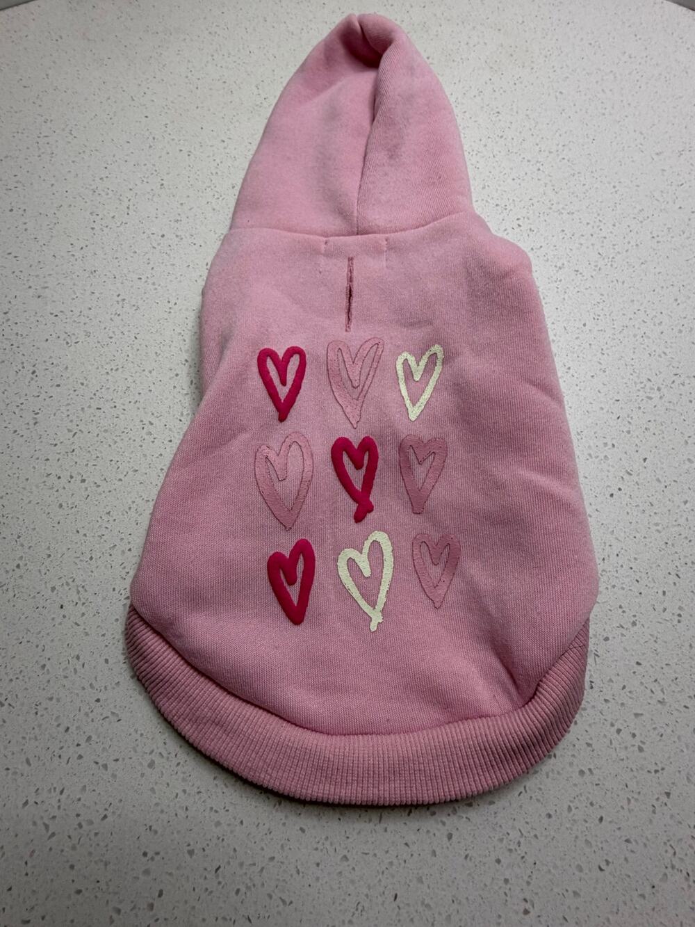 Beautiful Light pink Pets hoodie Size XS